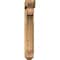 Ekena Millwork Legacy Arts and Crafts Smooth Bracket w/ Offset Brace, Western Red Cedar, 5 1/2"W x 22"D x 34"H BKT0604X22X34LEC03SWR - alternate 2